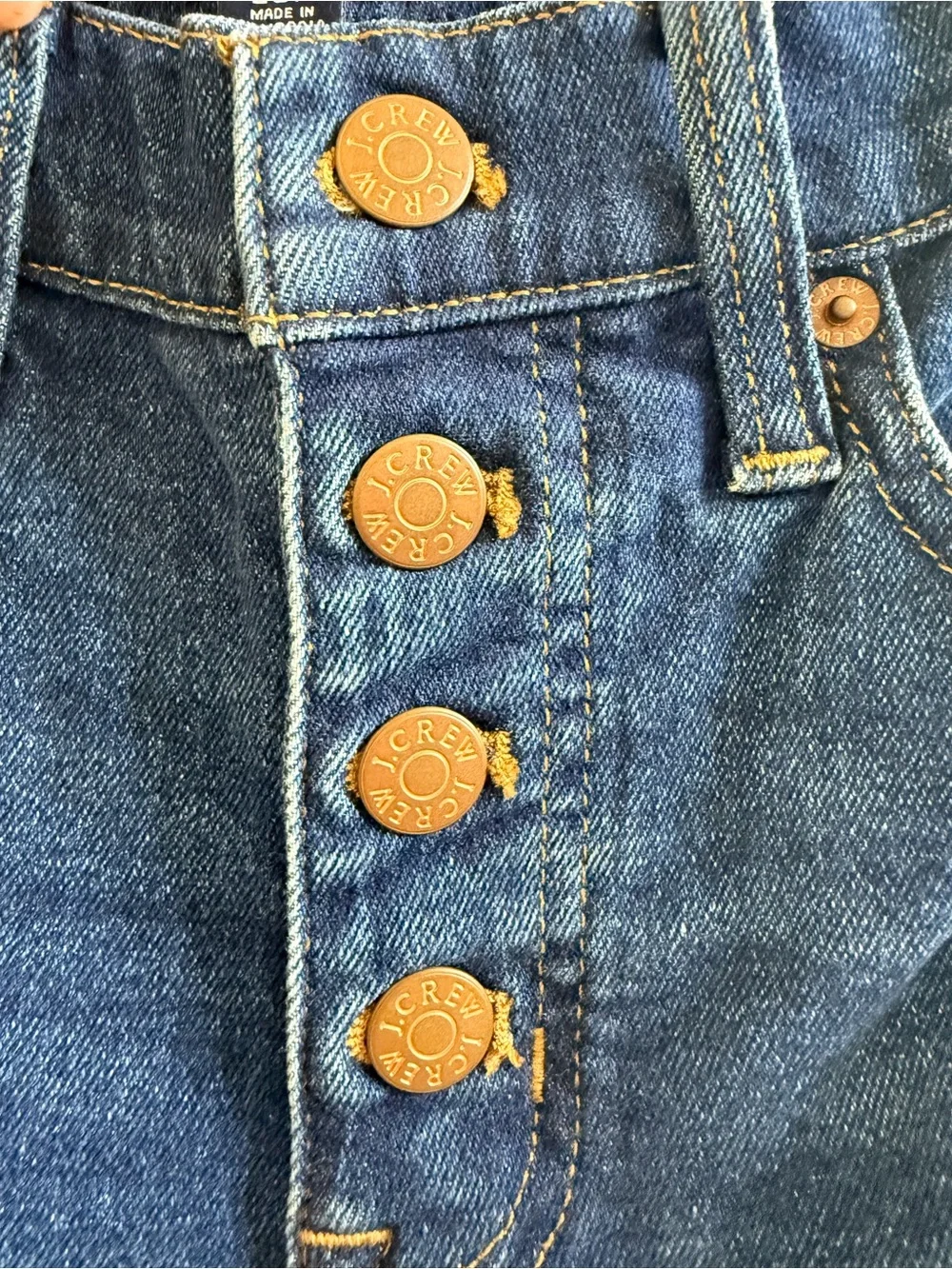 J.Crew High-Rise Flare Crop Jeans Button Fly Dark Wash 25P Petite NWT